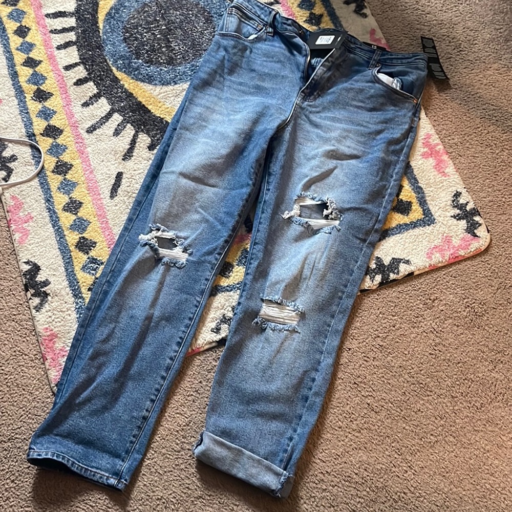 Size 15 Fashion Nova Mom Jeans NWT
